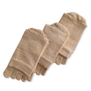 Home 1 3 Pcs Organic Cotton Toe Socks for Men